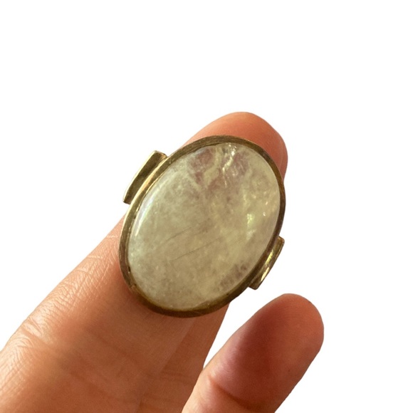 Moonstone ring size 8 - Picture 7 of 9